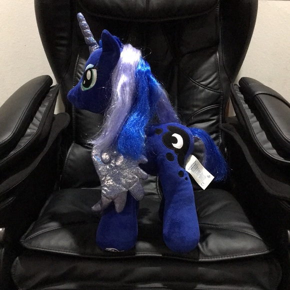 💯 BUILD-A-BEAR 💯 EXTREMELY RARE LIMITED EDITION MY LITTLE PONY PRINCESS LUNA . - Picture 6 of 6